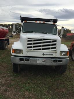 1996 INTERNATIONAL 4900 W/ GOODWIN 300U DUMP TRUCK