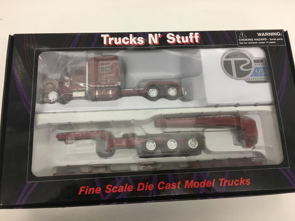 PETERBILT TRUCK AND FLATBED TRAILERS