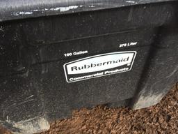 (1) UNUSED RUBBERMAID 100GAL WATER TROUGH