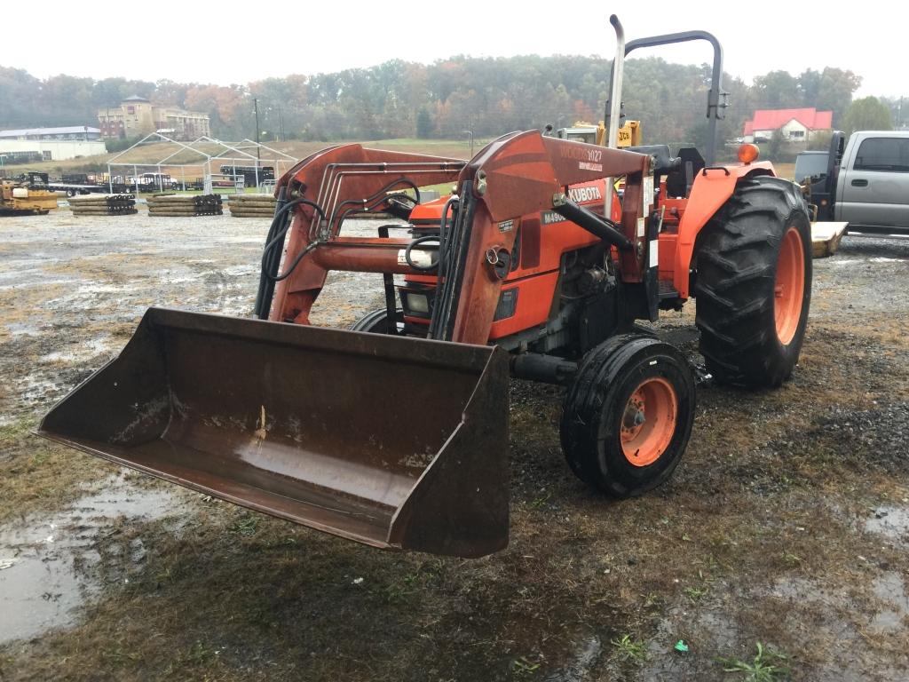 KUBOTA M4900 W/WOODS 1027 LOADER