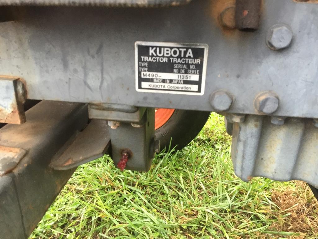 KUBOTA M4900 W/WOODS 1027 LOADER