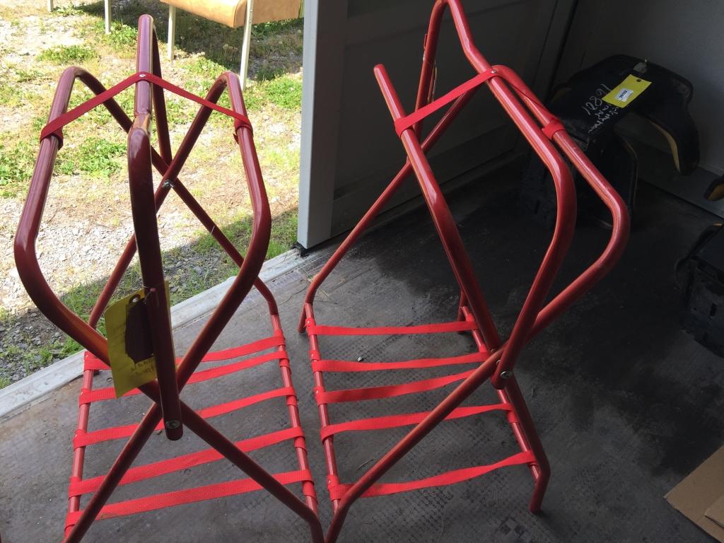 (2) SADDLE STANDS