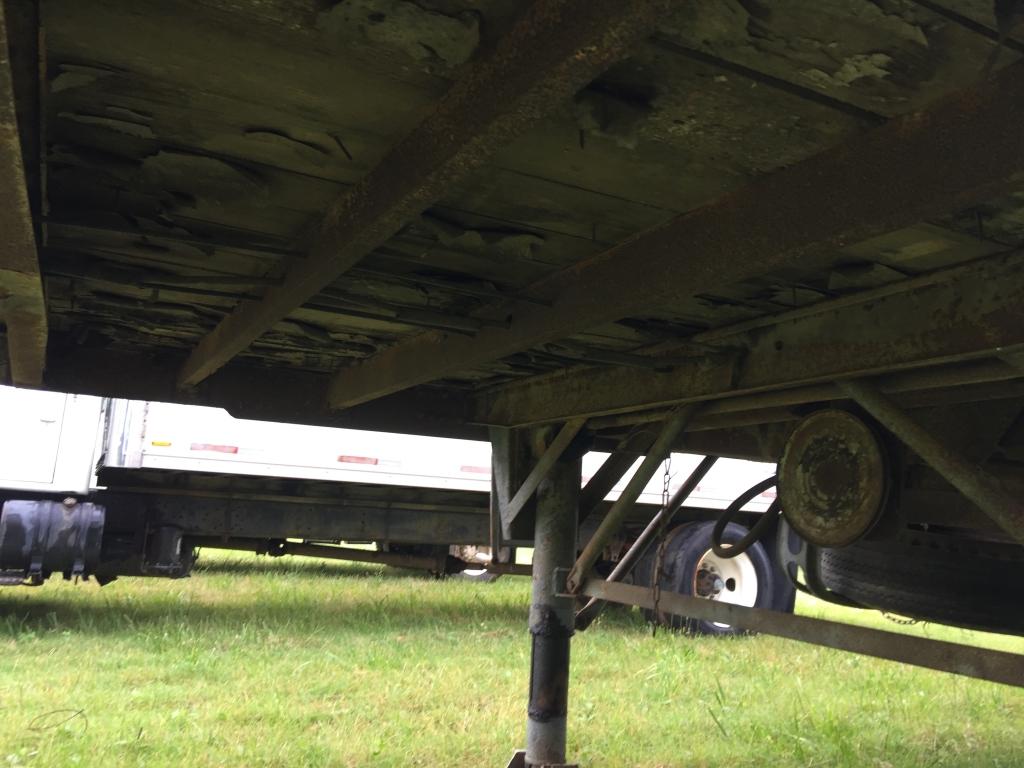 35' BROWN ALUMINUM SKIN GRAIN TRAILER