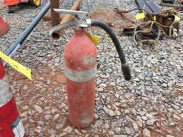 (3) USED FIRE EXTINGUISHERS