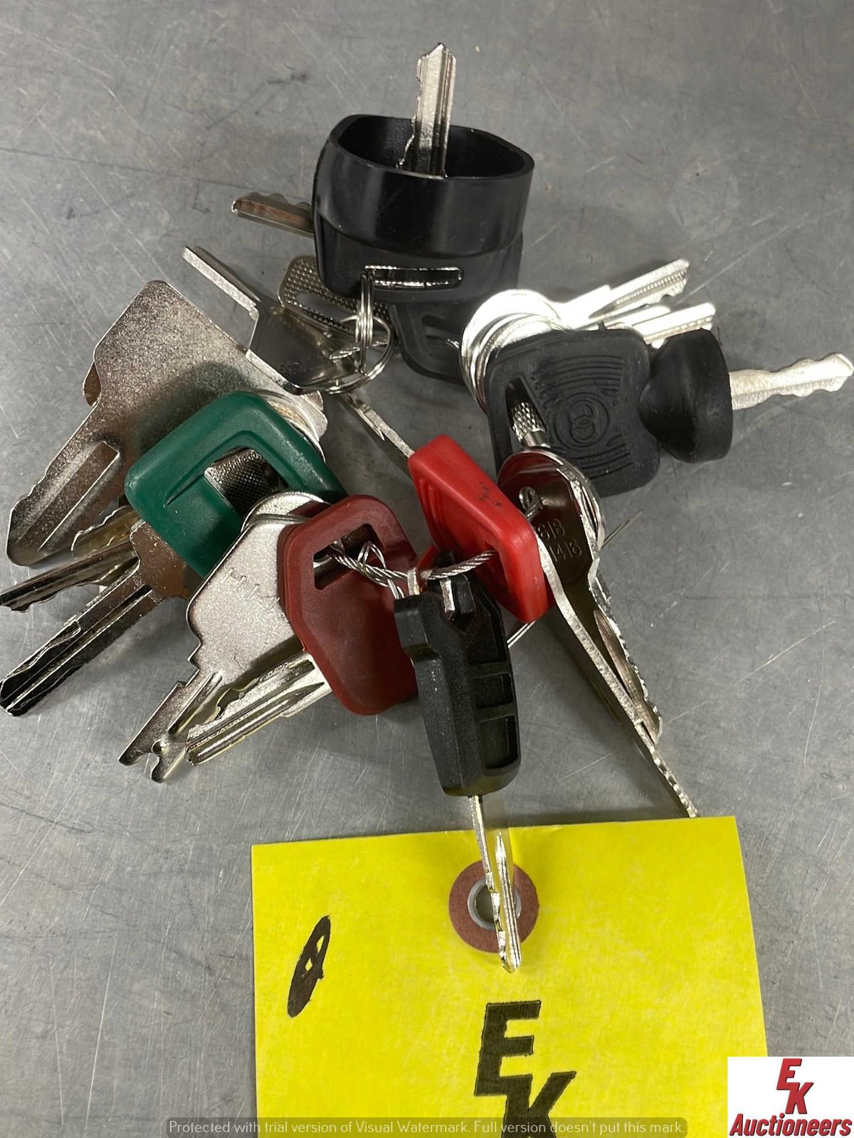 RING OF HEAVY EQUIPMENT KEYS