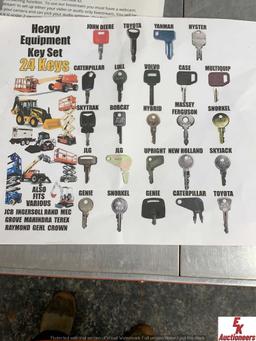 RING OF HEAVY EQUIPMENT KEYS