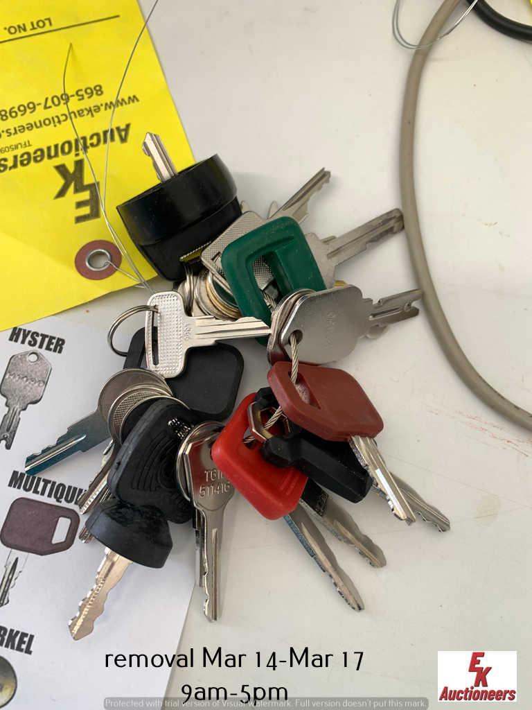 RING OF HEAVY EQUIPMENT KEYS