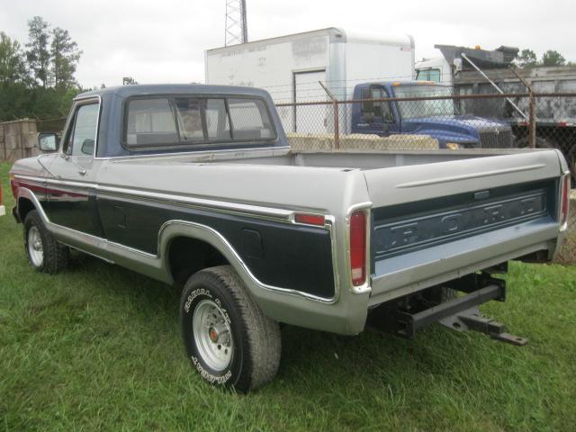 1979 Ford F-150 Pickup; Blue / Silver