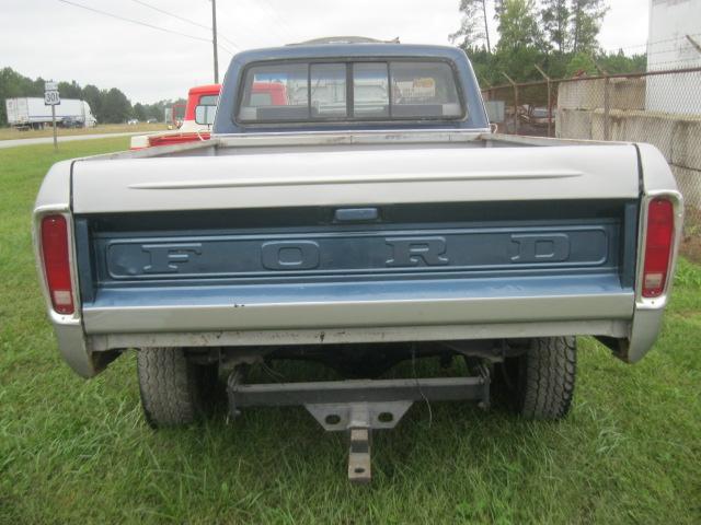 1979 Ford F-150 Pickup; Blue / Silver