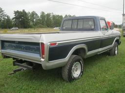 1979 Ford F-150 Pickup; Blue / Silver