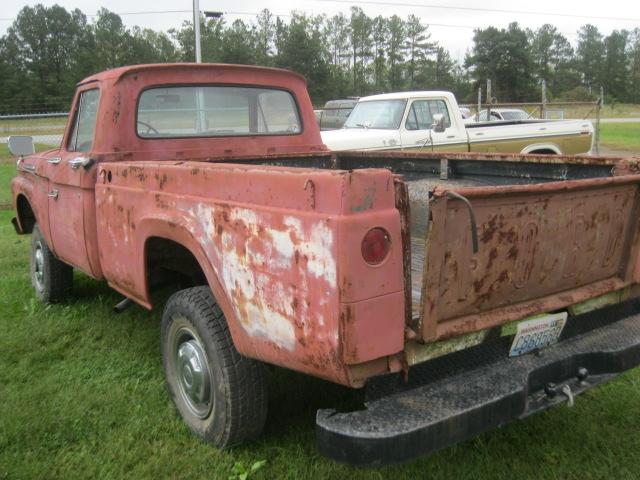 1964 Ford F-250 Barn Find Pickup; Red