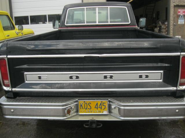 1979 Ford F-350 4x4 Highboy Pickup; Black