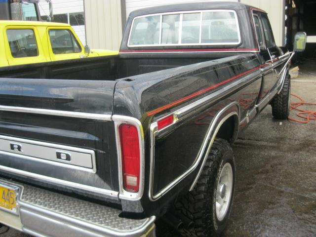 1979 Ford F-350 4x4 Highboy Pickup; Black