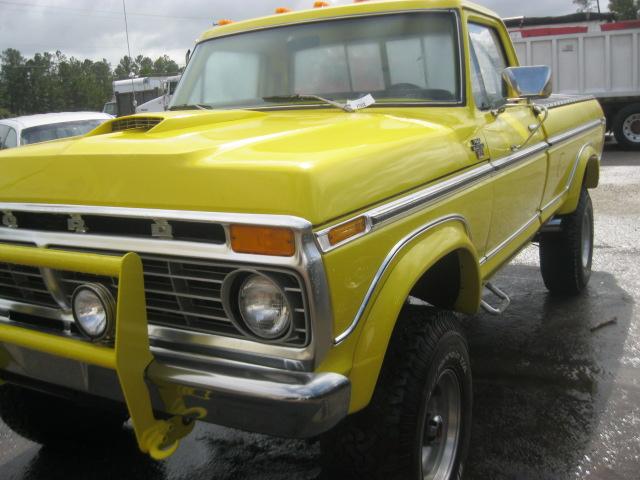 1977 Ford F-250 Highboy Pickup; Yellow