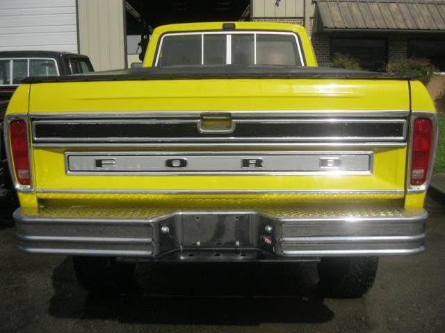 1977 Ford F-250 Highboy Pickup; Yellow