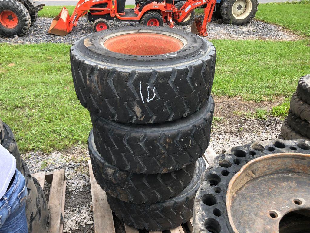 12-16.5 SKID STEER TIRES AND WHEELS