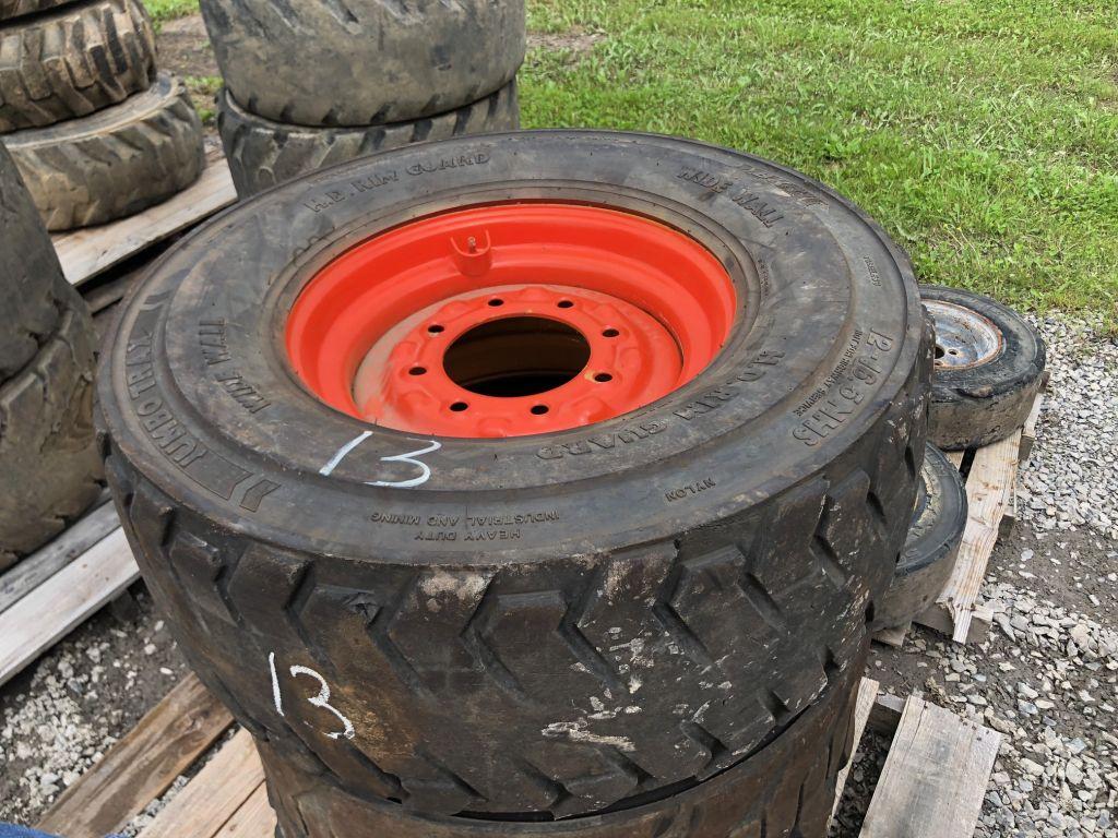 12-16.5 SKID STEER TIRES AND WHEELS