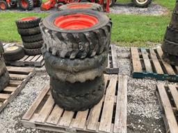 10-16.5 SKID STEER TIRES AND WHEELS