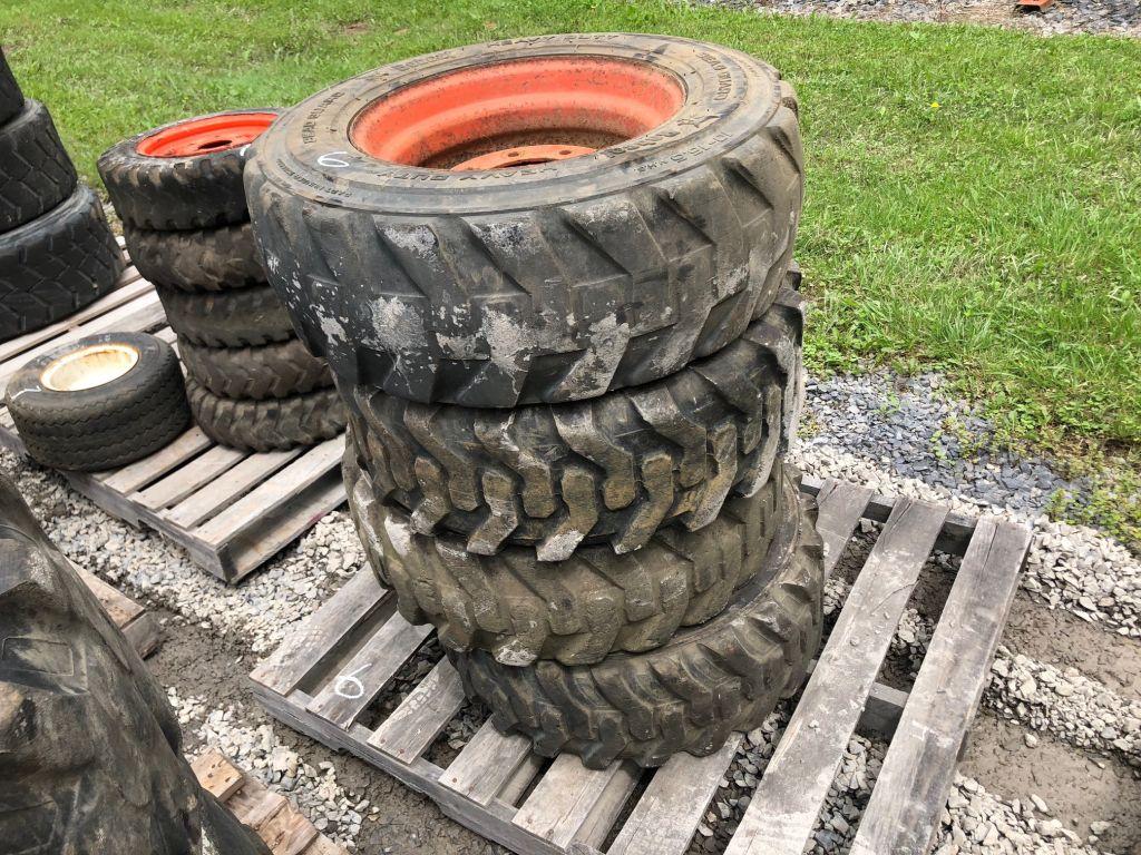 10-16.5 SKID STEER TIRES AND WHEELS