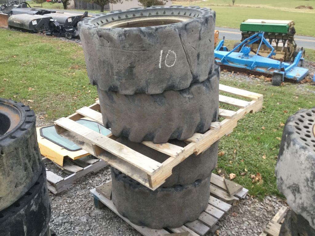 36X14-20 SOLID TIRES AND WHEELS