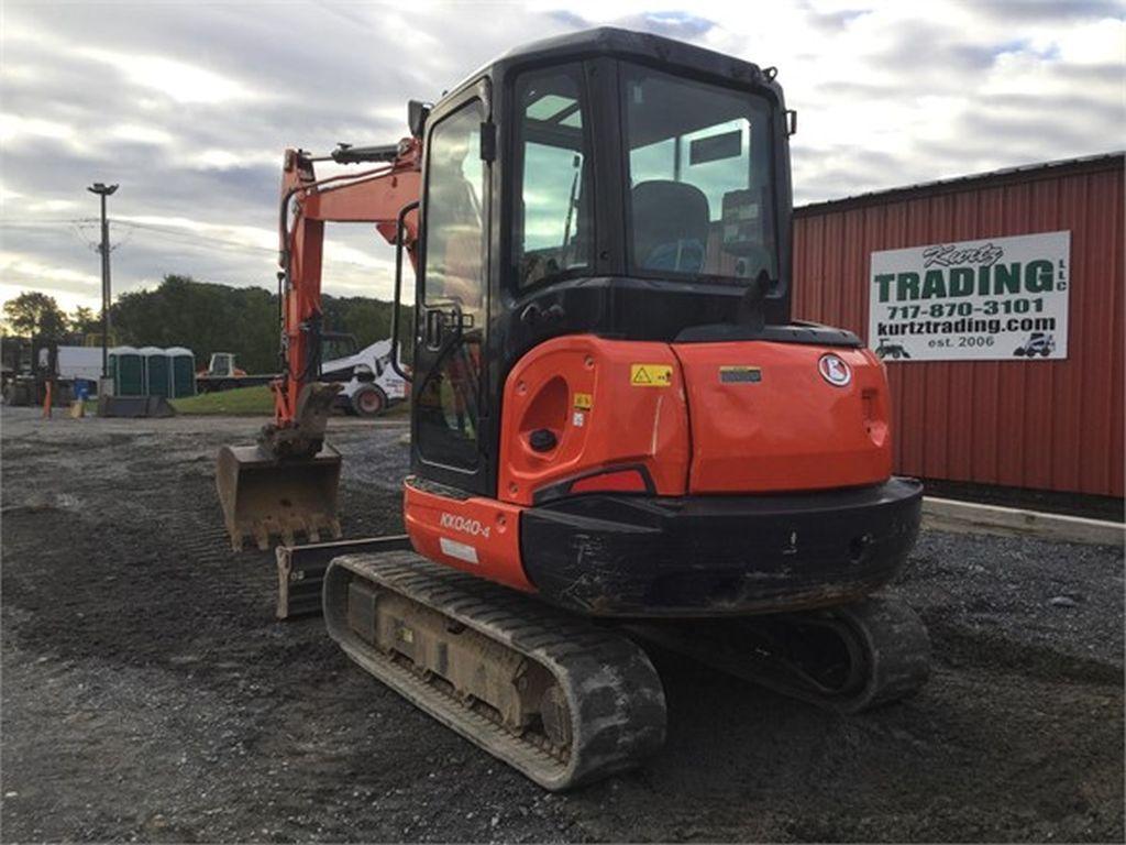 2016 KUBOTA KX040-4 MINI EXCAVATOR