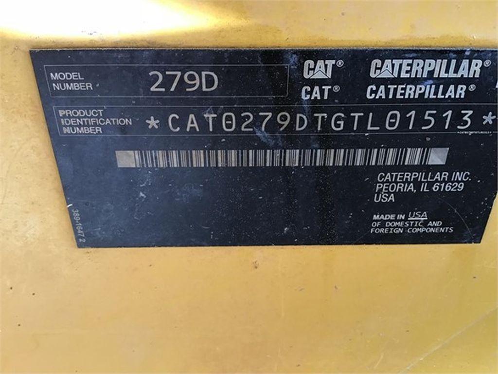 2015 CATERPILLAR 279D SKID STEER LOADER