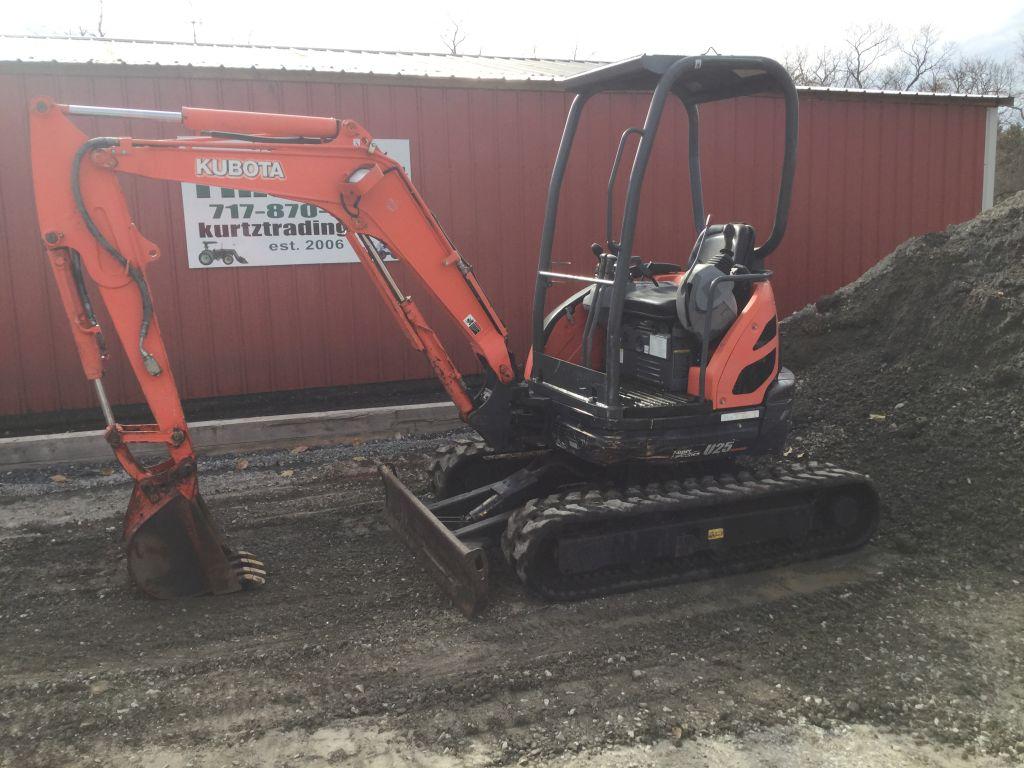 2014 KUBOTA U25 MINI EXCAVATOR