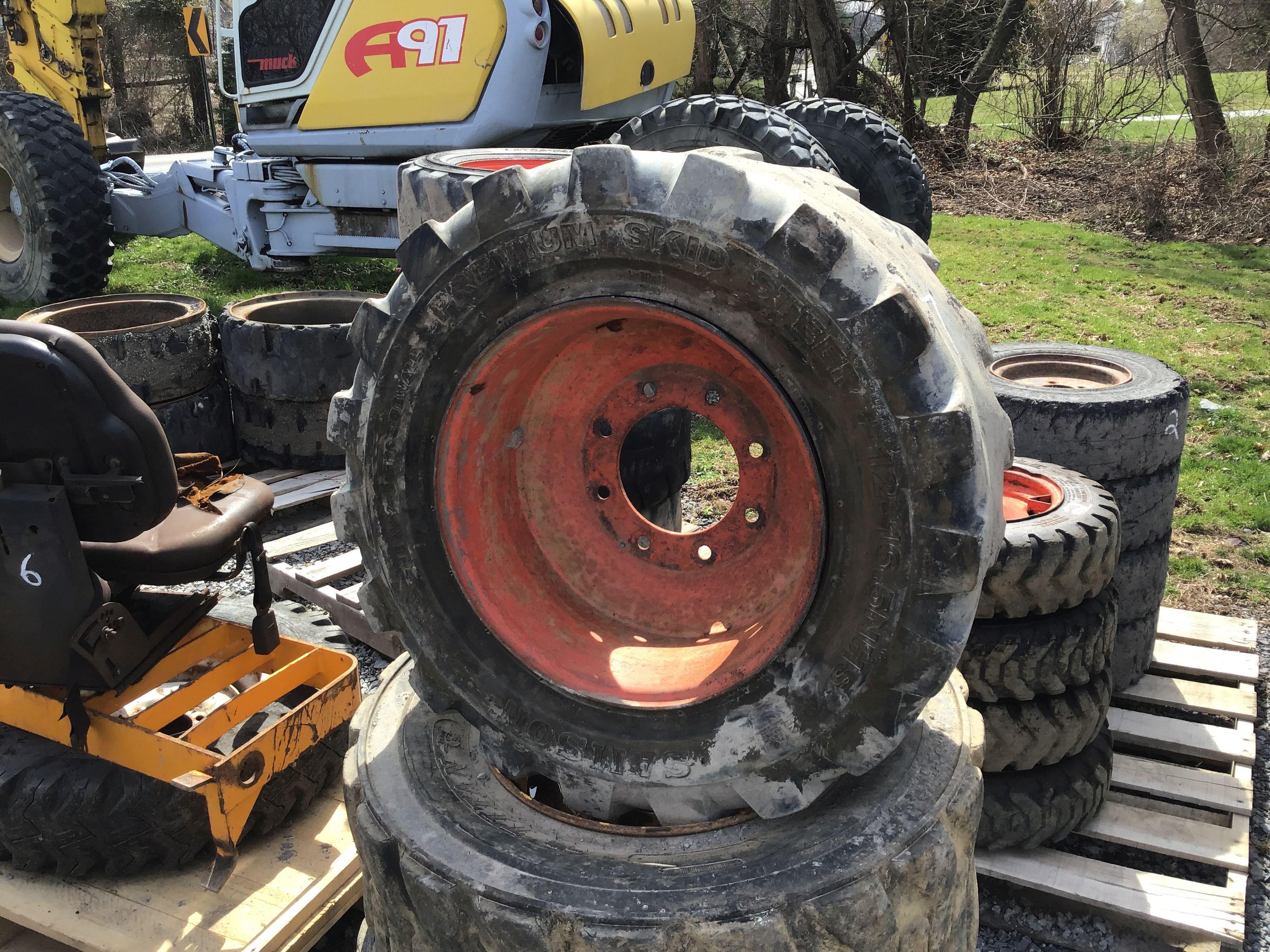 12-16.5 TIRES ON BOBCAT WHEELS