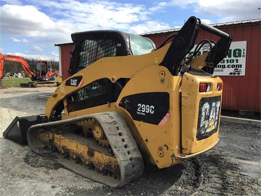 2011 CATERPILLAR 299C SKID STEER LOADER