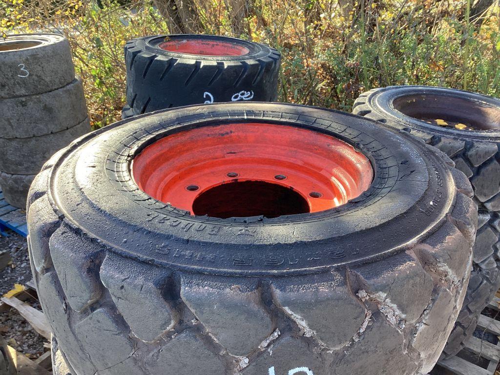 12-16.5 TIRES ON BOBCAT WHEELS