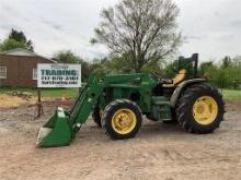 1996 JOHN DEERE 6400 FARM TRCATOR