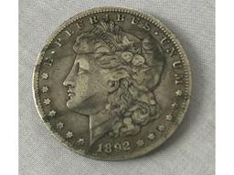 1892 CC Morgan Dollar