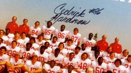 1979 SF 49ers Team Photo SIGNED by Cedrick Hardman