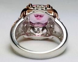 Exquisite Pink Tourmaline Ring (sz 7)