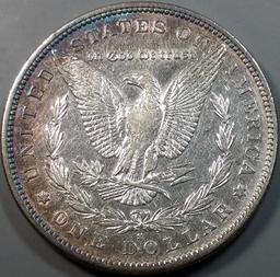 1884-S Morgan Silver Dollar -TONED