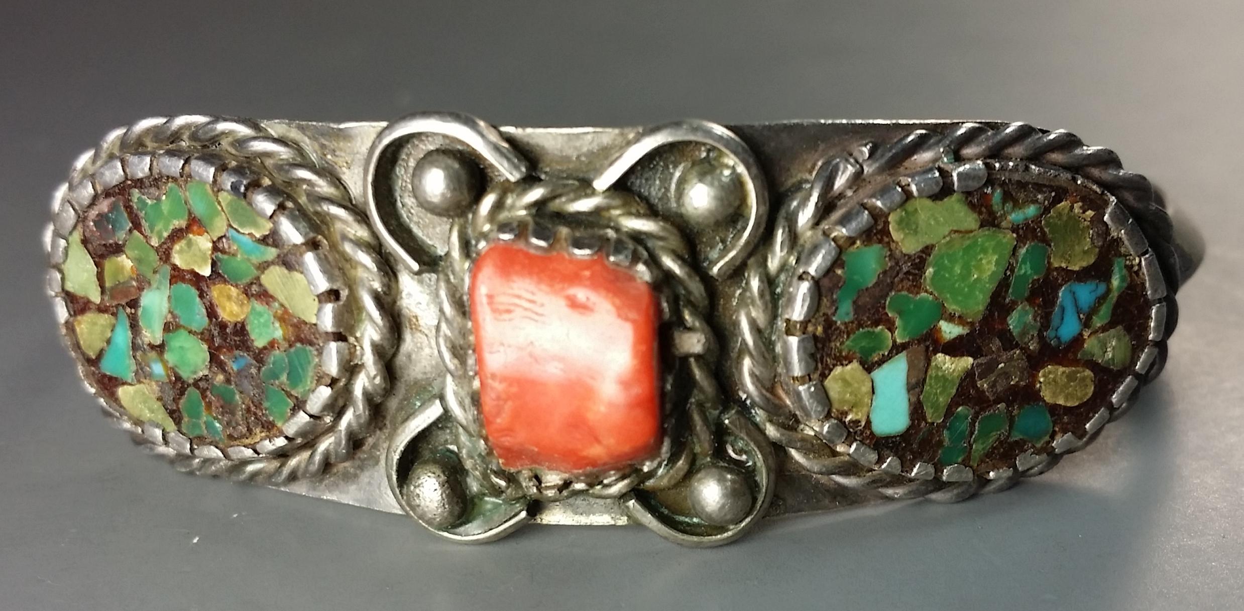 PRE-WAR Native American OLD PAWN Bracelet