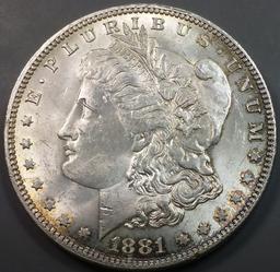 1881p Morgan Silver Dollar