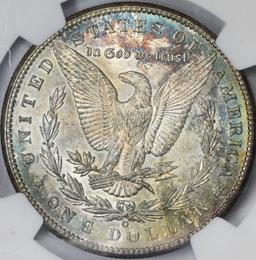 1898-O Morgan Silver Dollar -NGC ms64 -TONED