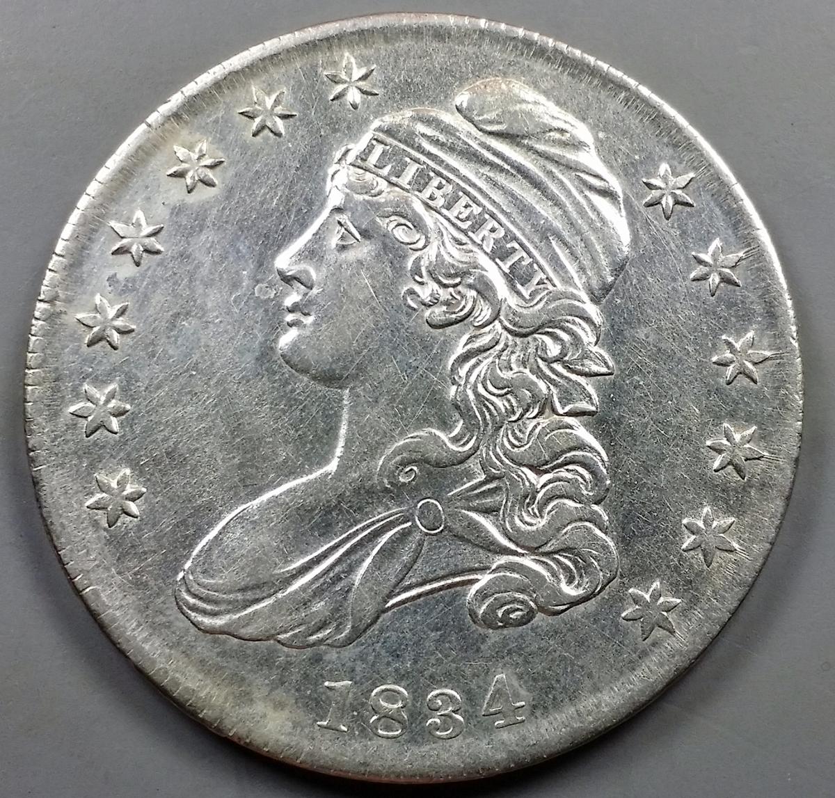 1834 Capped Bust Half-Dollar !!