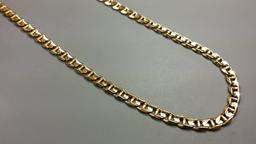 14k Italy Gold 22" Necklace (15g) -UNIQUE