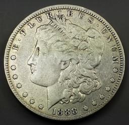 1888-O "HOT LIPS" Morgan Silver Dollar