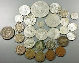 28x Random TYPE COIN Lot.. TONS OF MONEY HERE!