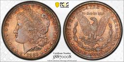 1881-CC Morgan Silver Dollar PCGS ms65 -TONED