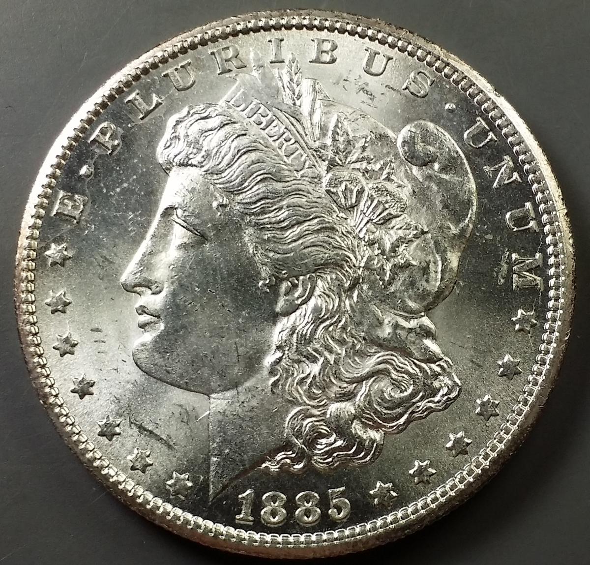 1885-CC Morgan Dollar -KEY DATE