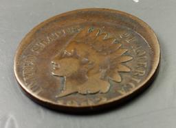 1902-p OFF-CENTER Indian Head Cent ERROR