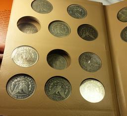 Morgan Silver Dollar DANSCO Date-Set -NEAR COMPLETE