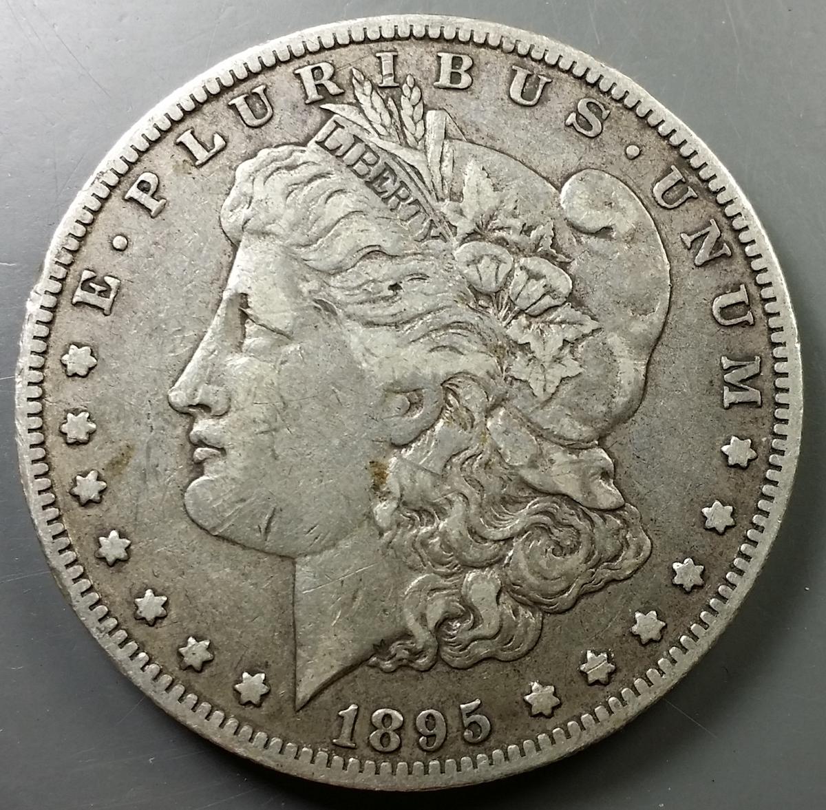 1895-O Morgan Silver Dollar -KEY DATE