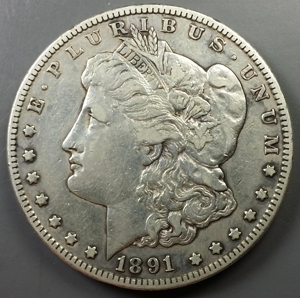 1891-CC Morgan Dollar