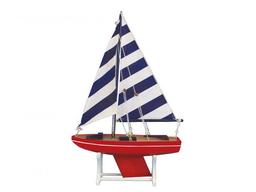 Wooden It Floats American Captain Model Sailboat 12in.