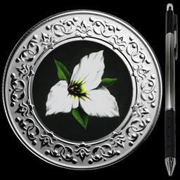 Collectible Floral Emblems - Ontario: White Trillium 2020 RCM 1/4 oz Ag